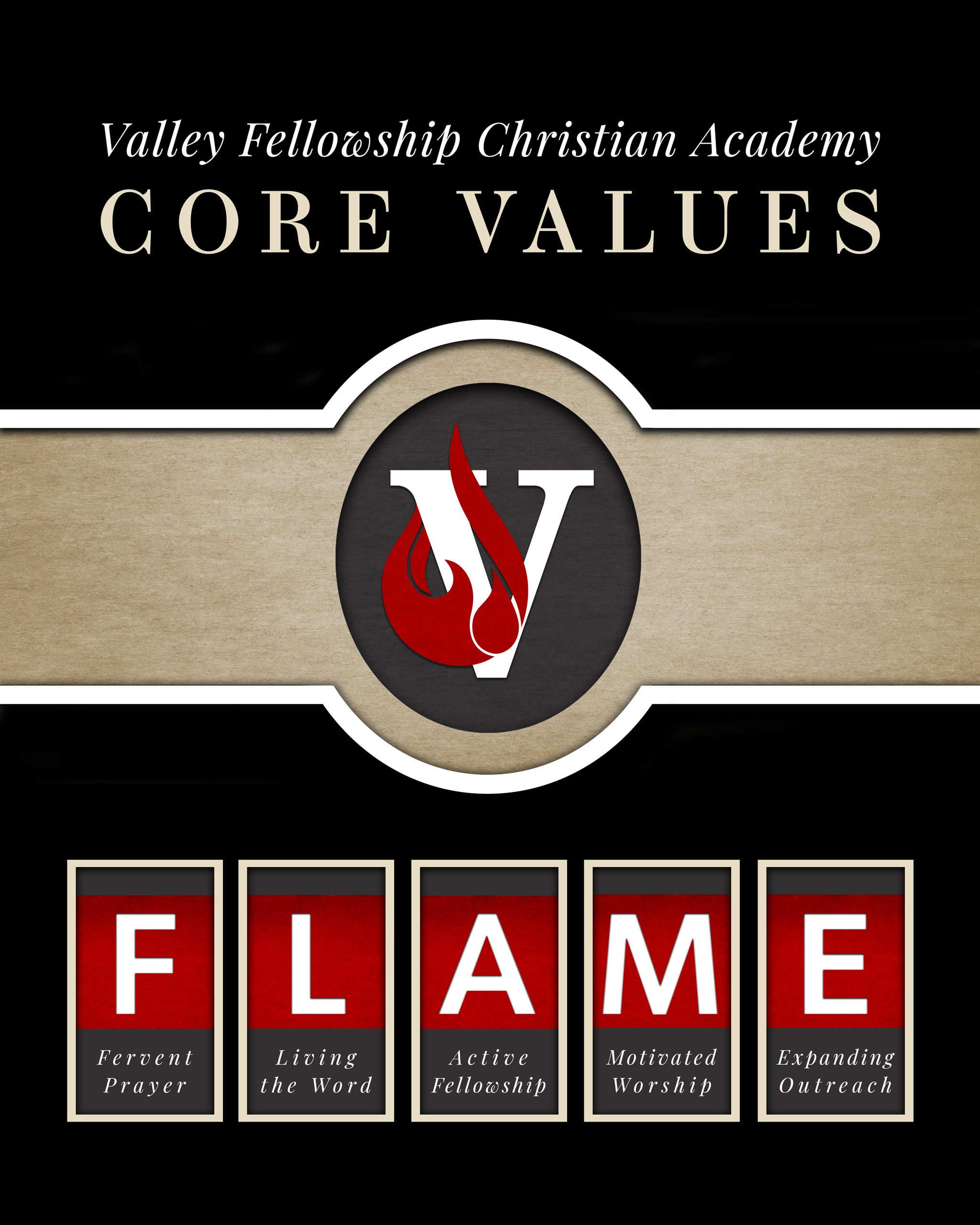 LR FLame Acrostic school