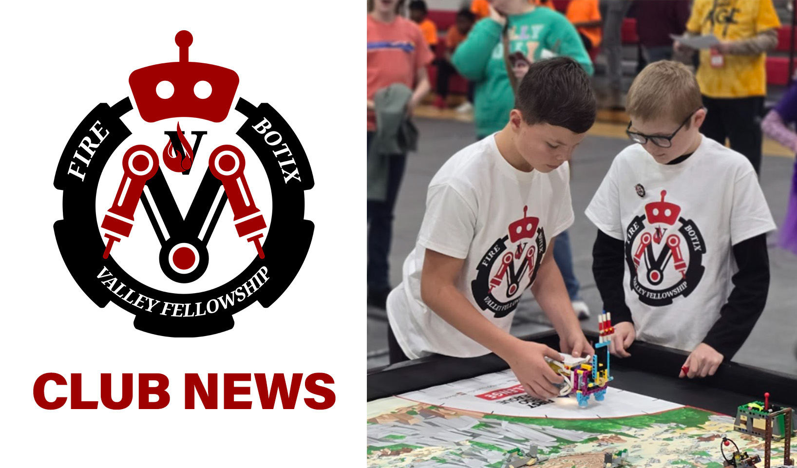 Robotics club at Valley Fellowship Christian Academy